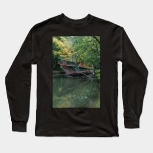 Abandoned Ghost Ship Long Sleeve T-Shirt